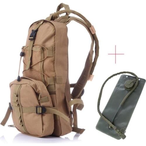 Portable Molle Tactical Hydration Backpack 2.5L Water Bag for Camping Hiking Bicycle Bladder Bag Survival Emergency Military
