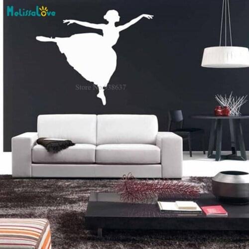 Simple And Smart Ballet Wall Decals Simple Home Décor Girls Baby Room Murals Removable Unique Gift Cute Sticker BB315