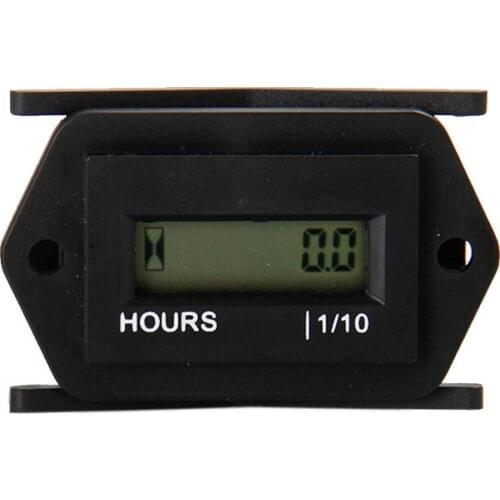 Waterproof Snap In Hour Meter Counter for Diesel Generator Marine ATV Motorcycle Snowmobile Boat Jet Ski UTV Dirt Bike AC 86