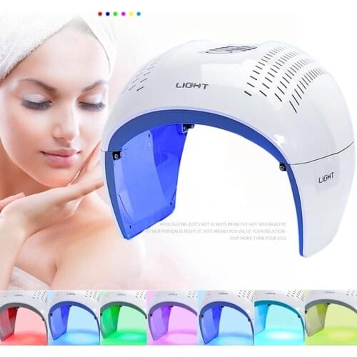7 Color PDT LED Photon Light Therapy Lamp Facial Body Beauty SPA PDT Mask Skin Tighten Rejuvenation Wrinkle Remover Acne Device