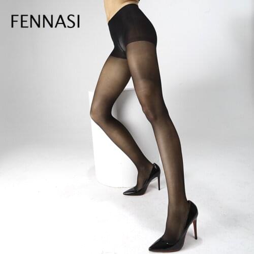 FENNAIS Spring Sexy Women Tights High Waist Compression Pantyhose Thin Transparent Nylon Tights Fashion Female Erotic Tights