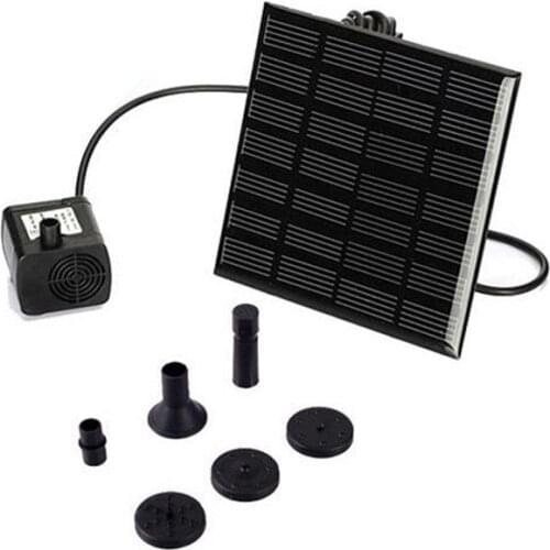 Aquarium Solar-Powered Water Spray Pump Fountain Increase Oxygen Solar Panel Kit for Garden Patio Fish Pond Pool Water Circulate