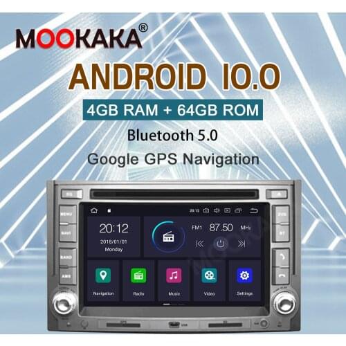 2 Din IPS Android 10.0 4G Car DVD Player For Hyundai H1 Grand Starex 2007-2015 Radio Tape Recorder Video GPS WIFI RDS USB Audio