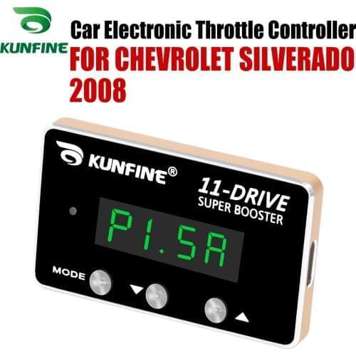 KUNFINE Car Electronic Throttle Controller Racing Accelerator Potent Booster For CHEVROLET SILVERADO 2008 Tuning Parts Accessory