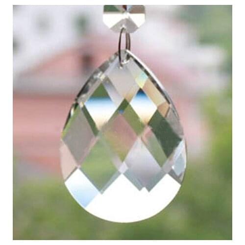 30pcs/lot free shipping crystal almond chandelier pendant K9 crystal chandelier part SUNCATCHER pendant, free shipping