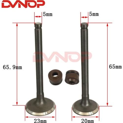 Motorcycle valve and pipe for C70 70CC CRF70 70F CT70 70 S65 XR70 XL70 TRX70 SL70 CL70 ATC70 DY90 JD100 C110 WS110