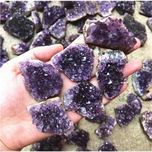Amethyst Cluster Healing Stones Natural Carved Gemstone For Decoration