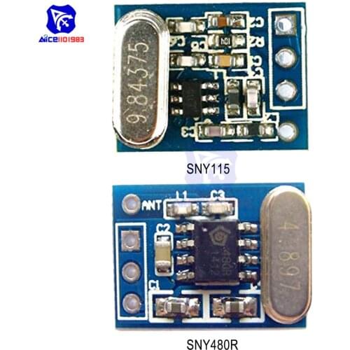 Diymore 315MHz Transceiver Module SYN115 Transmitter SYN480R Receiver Wireless Module Ask/OOK PCB