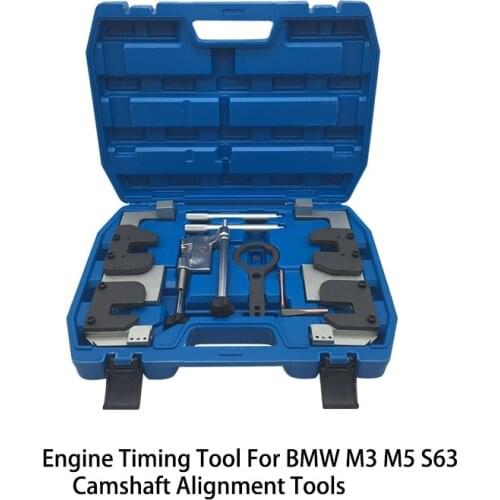 AZGIANT Car Engine Camshaft Alignment Timing Locking Tool Kit For BMW S63 M3 M5 B44T2 Timing Special Tools