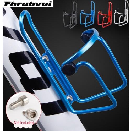 New Aluminum Alloy Bike Bicycle Bottle Holder Cycling Drink Water Bottle Rack Holder Cage Solid And Reliable Bicycle Accessories
