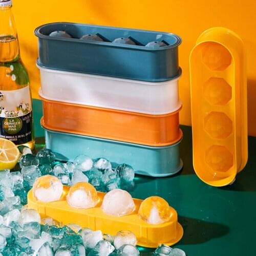 PP Ice Ball Mold Environmently Friendly Durable Washable Useful Suit for Kitchen Living Room Coffee Office GQ