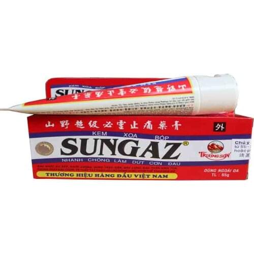 65g/pcs Vietnam Sungaz Sprain for shoulder, neck, head, abdomen, waist, hand and foot pain.Relax the whole body Free shipping