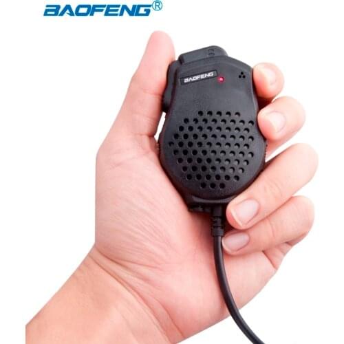 Handheld Microphone Special for Walkie Talkie Baofeng UV-82 Dual PTT Button Radio Station Extension Speaker K Port CB Radio Mic