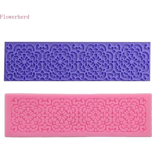 Lace Pattern Silicone Cake Mold DIY Baking Tools Kitchen Supplies Fondant Mold Cake Decorating Tools Cake Lace Mat Pastry Tools