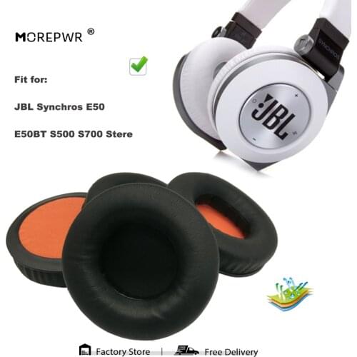Replacement Ear Pads for JBL Synchros Slate JBL E50 E50BT S500 S700 Stere Headset Parts Leather Earmuff Earphone Sleeve Cover