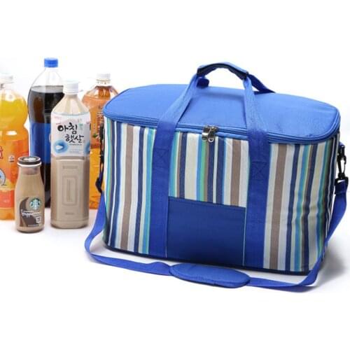 34l Cooler Bag Lunch Bag for Food Fruit Seafood Steak Insulation Thermal Bag Men Women Kid Handbags Crossbody Bags