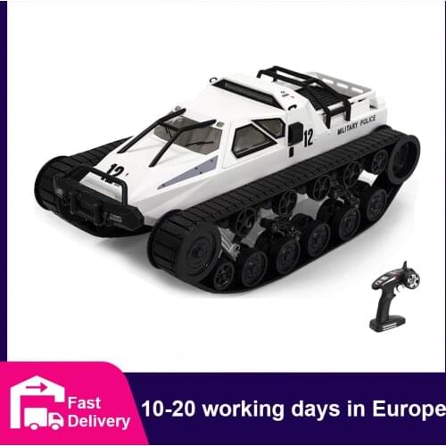 RC Tank 1:12 Scale Remote Control Crawler High Speed Tank Off-Road 4WD RC Car 2.4GHz Radio RC Army Truck Drift Tanks for Kids