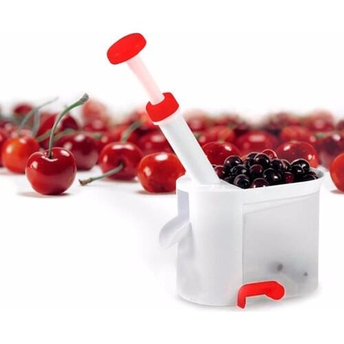 Cherry and olive corer,Extracts cherry core quickly and easily,Suitable for various small fruit size 16.5x10x27cm
