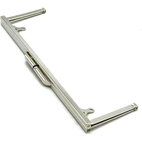 1PCS 20cm Nickel Black Chrome Bronze tone Metal Purse Frame For Wallet Making DIY bags accessory