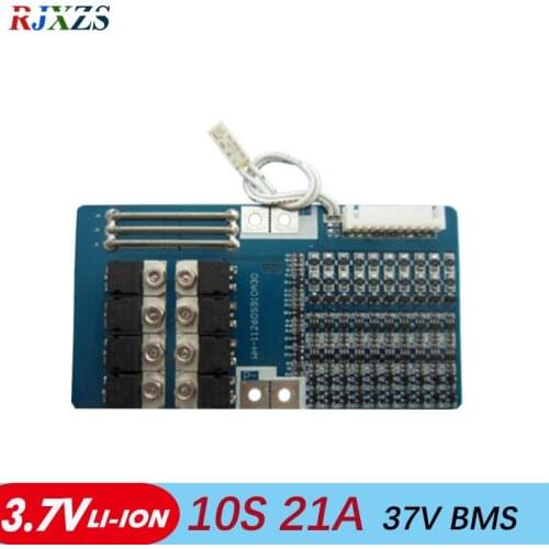 10S 21A 42V 37V li-ion BMS PCM battery protection board 42V bms pcm with balancing for LicoO2 Limn2O4 li battery