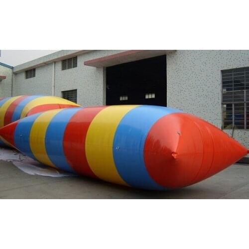 8x3m inflatable water catapult blob big jumping bag