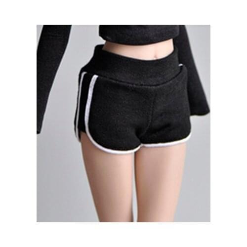 1:6 Soldier Model Accessories Clothes 12 Inch Woman Doll Trend Doll Female Bag Plastic Body Knitted Sports Shorts Yoga Pants