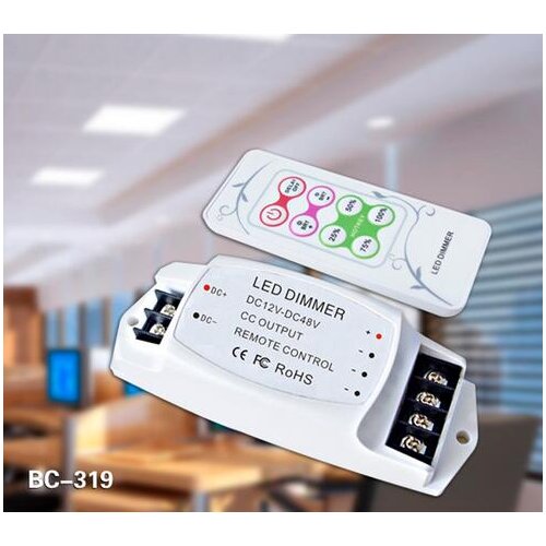 BC-319-2700 DC12V-DC48V 2.7A RF remote PWM LED light dimmer Constant Current led dimmer for pannel light