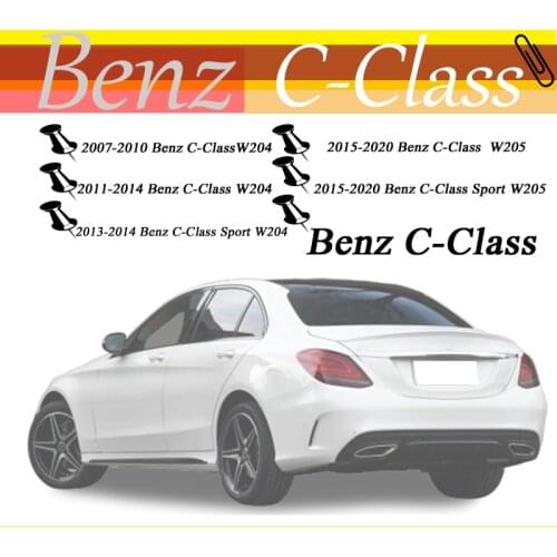 Car fender for Mercedes Benz C Class W204 W205 2007-2020 Fender Mud Guard Flaps Mudguards Mud flap AUTO Accessories
