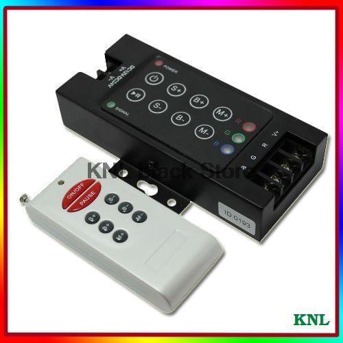 RGB wireless Led RF remote 8-key Audio controller DC12-24V