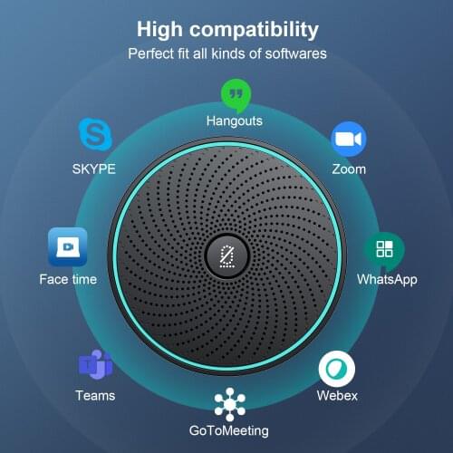 Joowin OSM09 USB microphone portable AI smart microphone compatibility with Windows / MacOS 3M Omnidirectional Voice Reception
