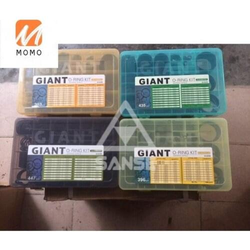 High Temperature Resistant Nitrile Butadiene Rubber O-ring Kit Box Fluorine Rubber Kits Giant O Ring Kit for All Excavator