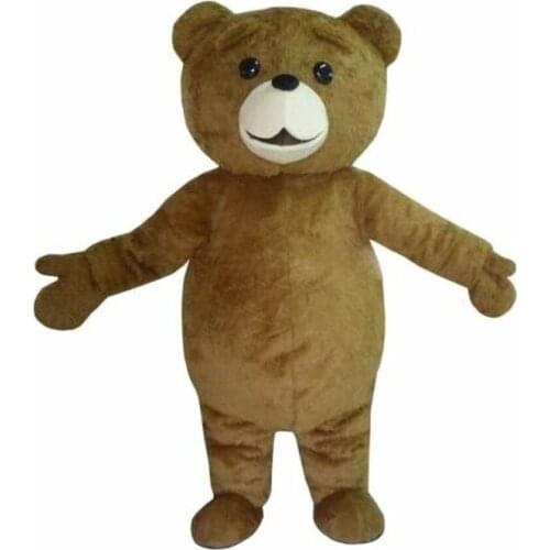 Teddy Bear Mascot Costume Suit Cosplay Party Game Dress Outfit Halloween Adult Carnival Cartoon Character Mascot Costume Gift