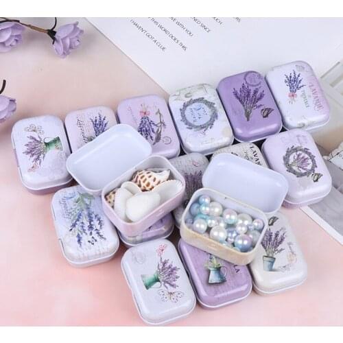 Colorful Mini Tin Box Sealed Jar Packing Boxes Jewelry, Candy Box Small Storage Boxes Cans Coin Earrings, Headphones Gift Box