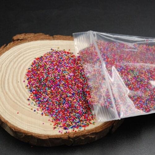 10g 30g Mixed Color Metal Beads Studs Supplies For Nails Design Caviar Ball Diy Charm 3D Nail Art Rhinestones Decorations