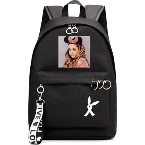Fashion Ariana Grande Backpack Kawaii School Mochila Teens Bookbag Women Knapsack Teens School Bags Bagpack Rucksack School Gift