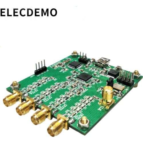 AD9959 module RF Signal Generator Four Channel DDS Module AT Instruction Serial Output Sweep Frequency AM Signal-Generator