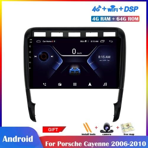10.1inch Android Multimedia Player For Porsche Cayenne 2006-2010 Car Radio Stereo Navigation Screen 4G Net DSP Touch IPS Wifi