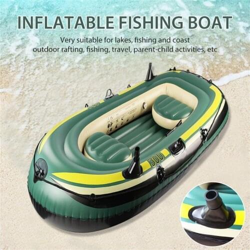 Inflatable kayak Boat Set PVC Heavy Duty Fishing Air Kayak Canoe Set anti-aging 3 Person kayak boat marine kayak for fishing
