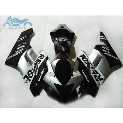 Custom Injection fairing for HONDA 2004 2005 CBR1000 RR silver repsol fairings kit CBR1000RR 04 05 motorcycle aftermarket parts