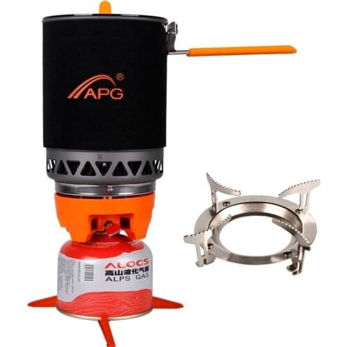 1600ML Portable Gas Burners Large Capacity Gas Stove Furnace Fires Heat Cooking System Camping Equipment