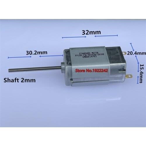 Brand new 32* 20*15.4mm long shaft 180 DC motor FF-180H 3V~9V metal brush motor