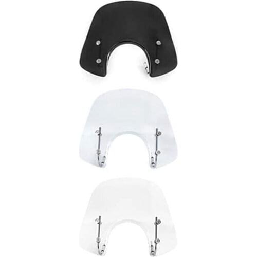 Motorcycle Scooter Windscreen Windshield Fly Screen Deflector Protector for Piaggio Vespa