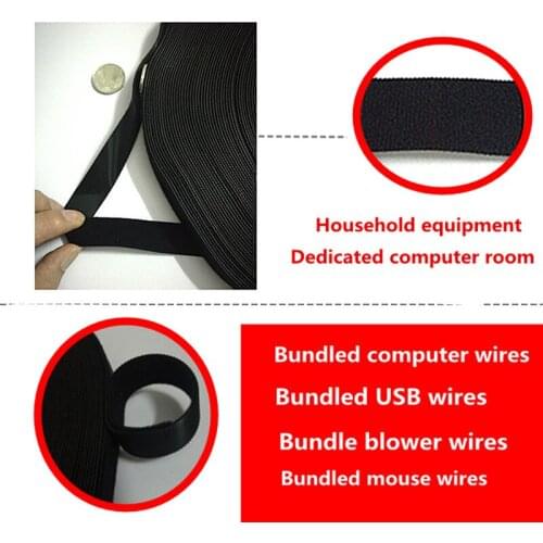 Back-to-back magic Hook and loop stick bundle loop Computer Thread binding belt Self-adhesive tape homologous machine room