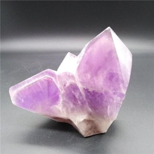 1.03kg Natural Purple Amethyst Quartz Crystal Wand Point Obelisk Healing LA2100