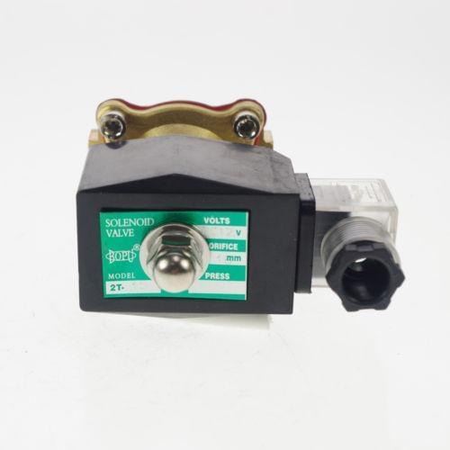 12VDC Methane Gas Fuel Propane 2 Ways NC Solenoid Valve 1/2" BSPP Connection CE