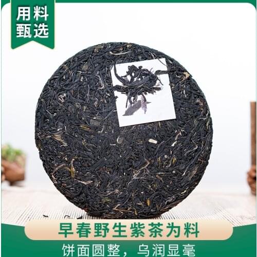 2021 Zi Juan Arbor Old Pu-erh Leaves Purple Bud Spring Raw 200g