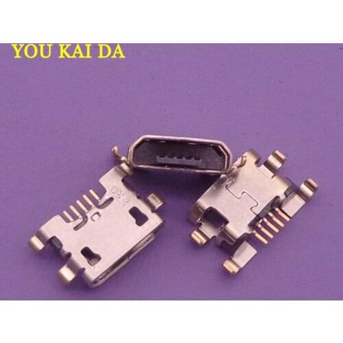 5pcs For oukitel U20 Plus Charge Port Connector Mini micro USB Charging Dock Plug Connector Jack socket power plug