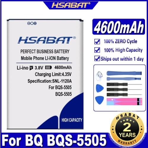 HSABAT BQS-5505 4000mAh Battery for Oukitel U7 Pro for BQ BQS-5505 Amsterdam for BRAVIS A551 Atlas Batteries