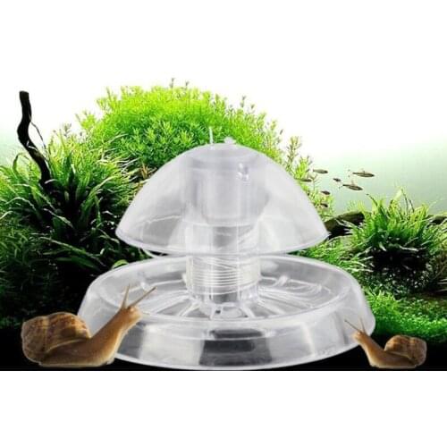 Aquarium Fish Tank Plastic Decoration Clear Snail Trap Catcher Plants Planarian Pest Catch Box Leech Transparent Plastic