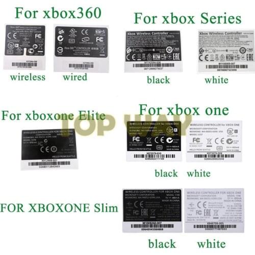 2pcs Sticker stickers skins for XBOX Series S X handle sticker Label back sticker Controller FOR XBOX Series S X